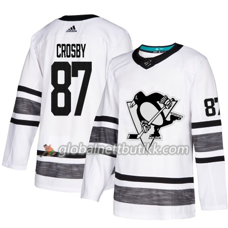 Pittsburgh Penguins Hockeydrakt Sidney Crosby 87 Hvit 2019 NHL All-Star Adidas Authentic - Herre